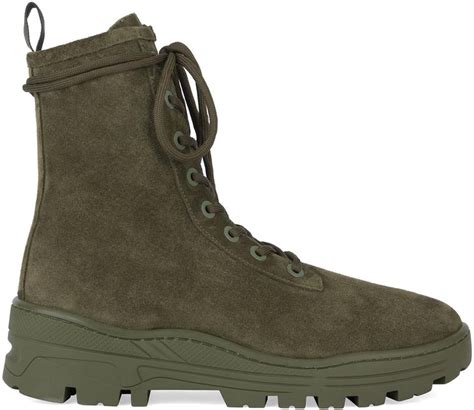 yeezy suede combat boots